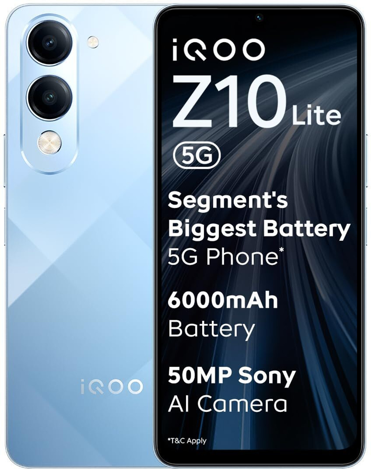 Iqoo Z10 Lite 5G (Titanium Blue, 256 Gb) 3
