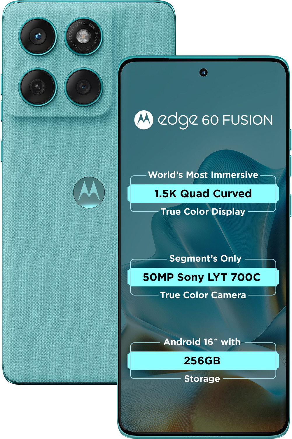 Motorola Edge 60 Fusion 5G (Pantone Amazonite, 256 Gb) 1