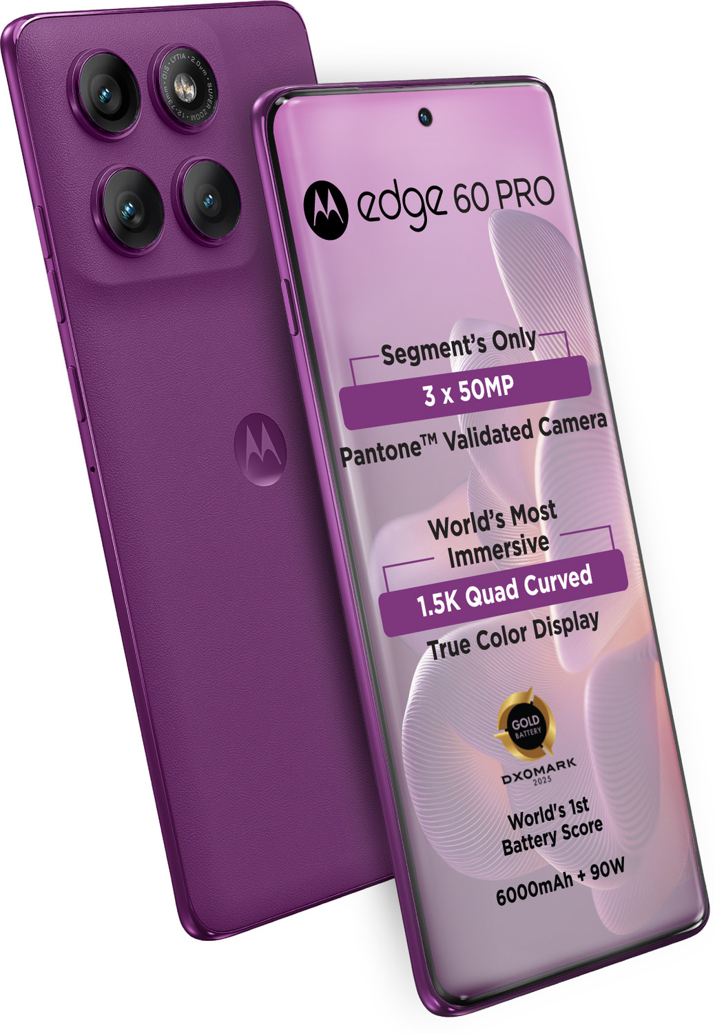 Motorola Edge 60 Pro (Pantone Sparkling Grape, 256 Gb) 7