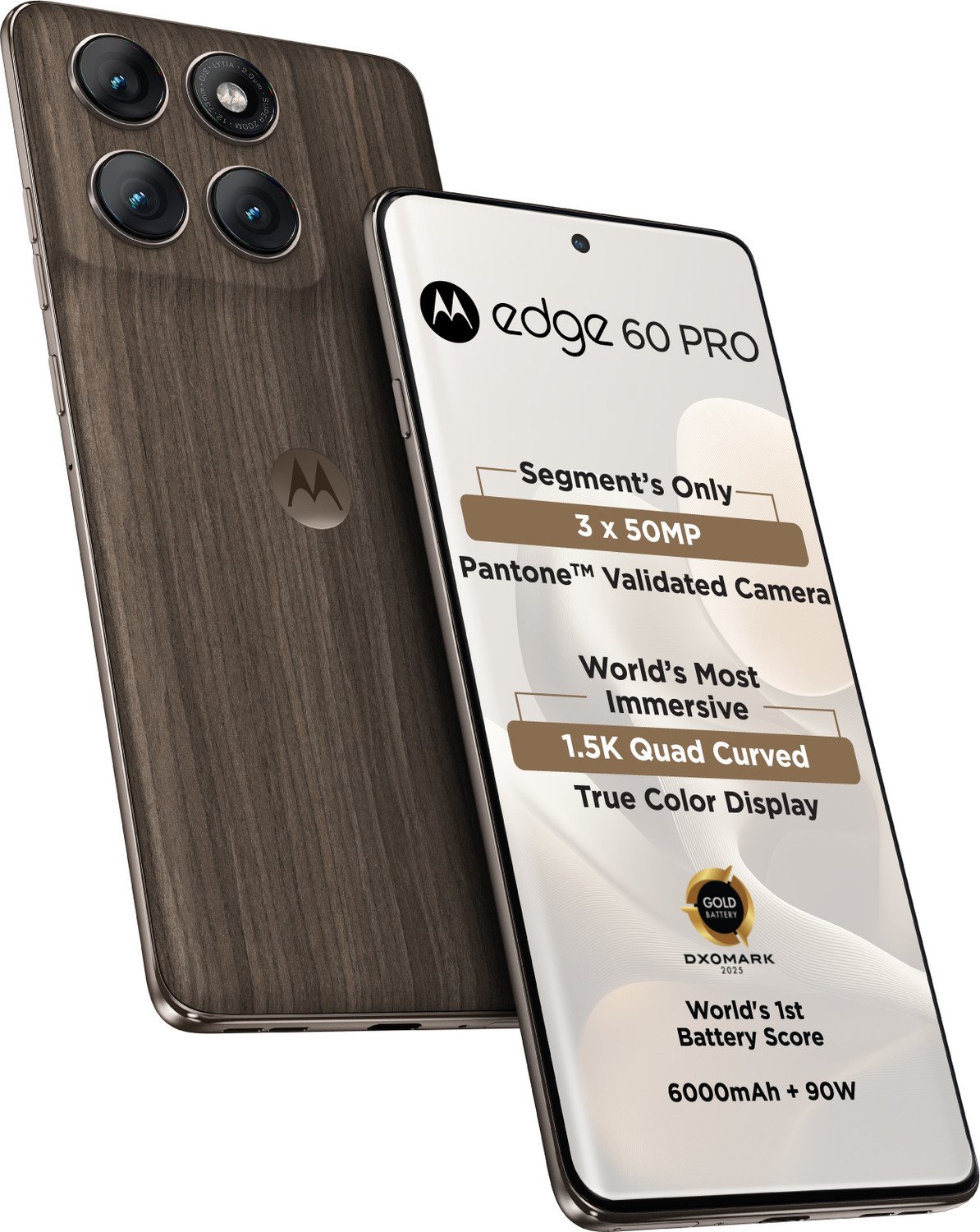Motorola Edge 60 Pro (Pantone Walnut, 256 Gb) 1