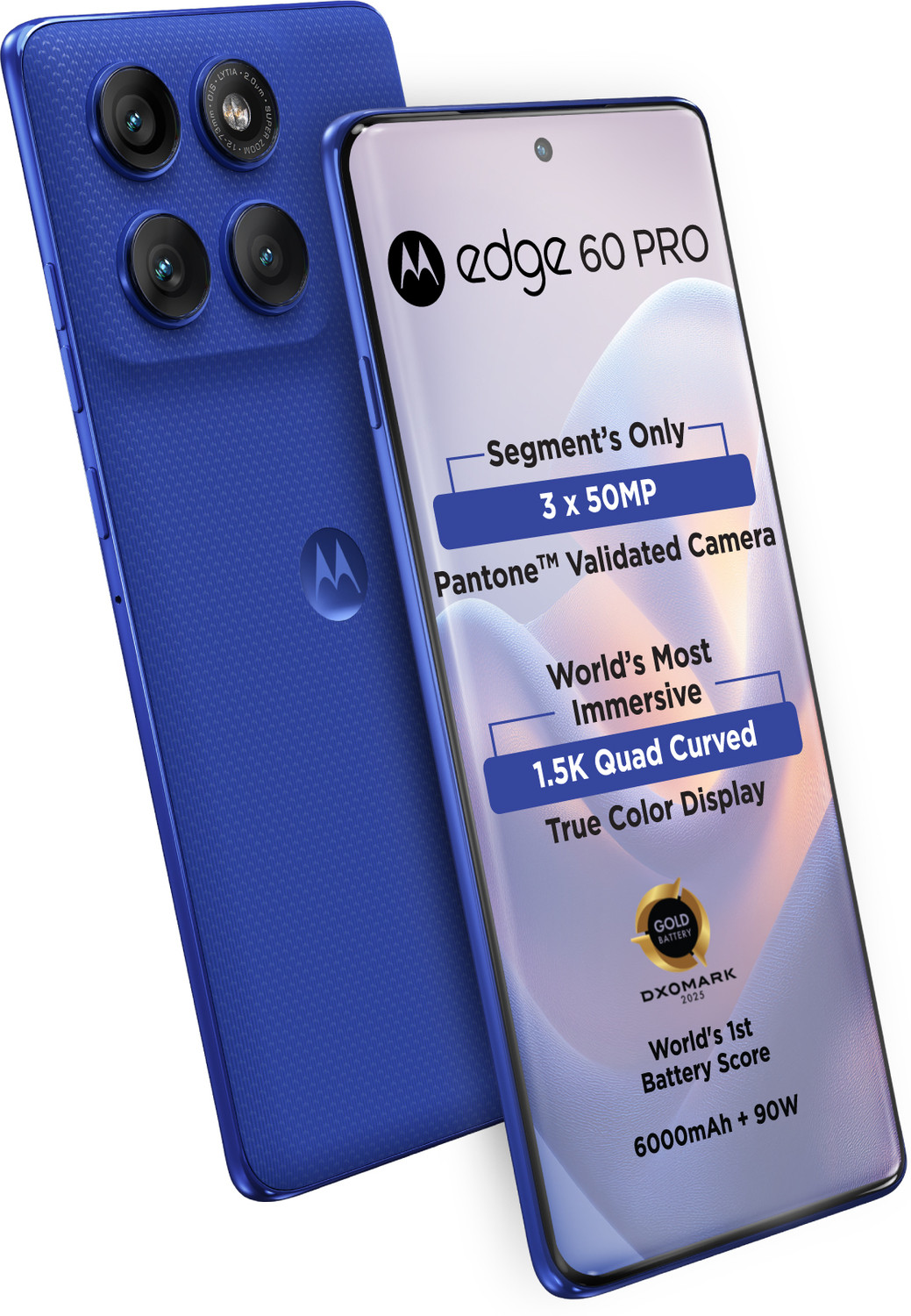 Motorola Edge 60 Pro (Pantone Dazzling Blue, 512 Gb) 1