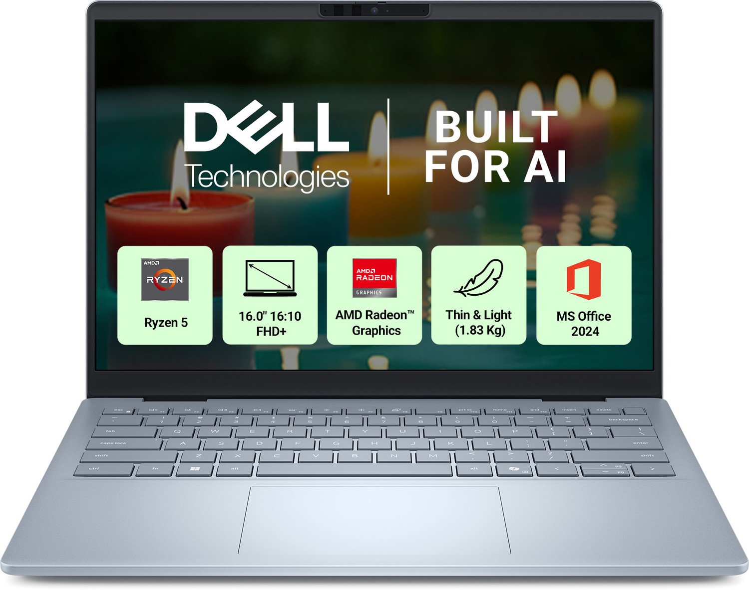Dell 16 14 Microsoft Office Home 2024 Amd Ryzen Ai 5 Hexa Core 340 Ai - (16 Gb/512 Gb Ssd/Windows 11 Home) Db16255 Laptop 43