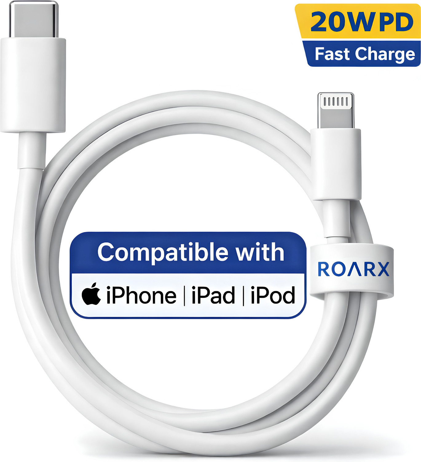 Roarx Lightning Cable 3 A 1 M Original Quality 20 W Pd Fast Charging Usb C 3