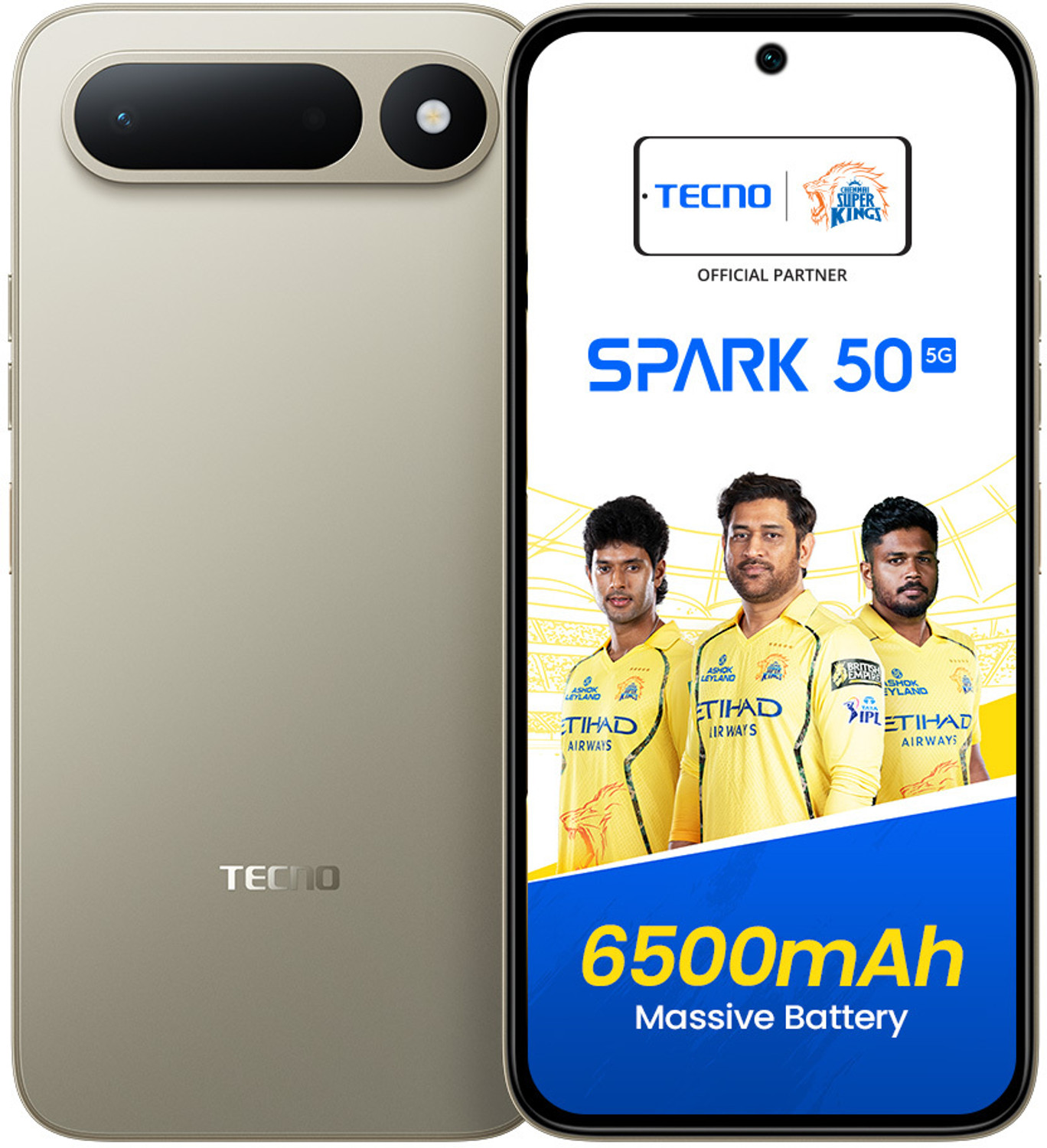 Tecno Spark 50 5G (Champagne Gold, 128 Gb) 5