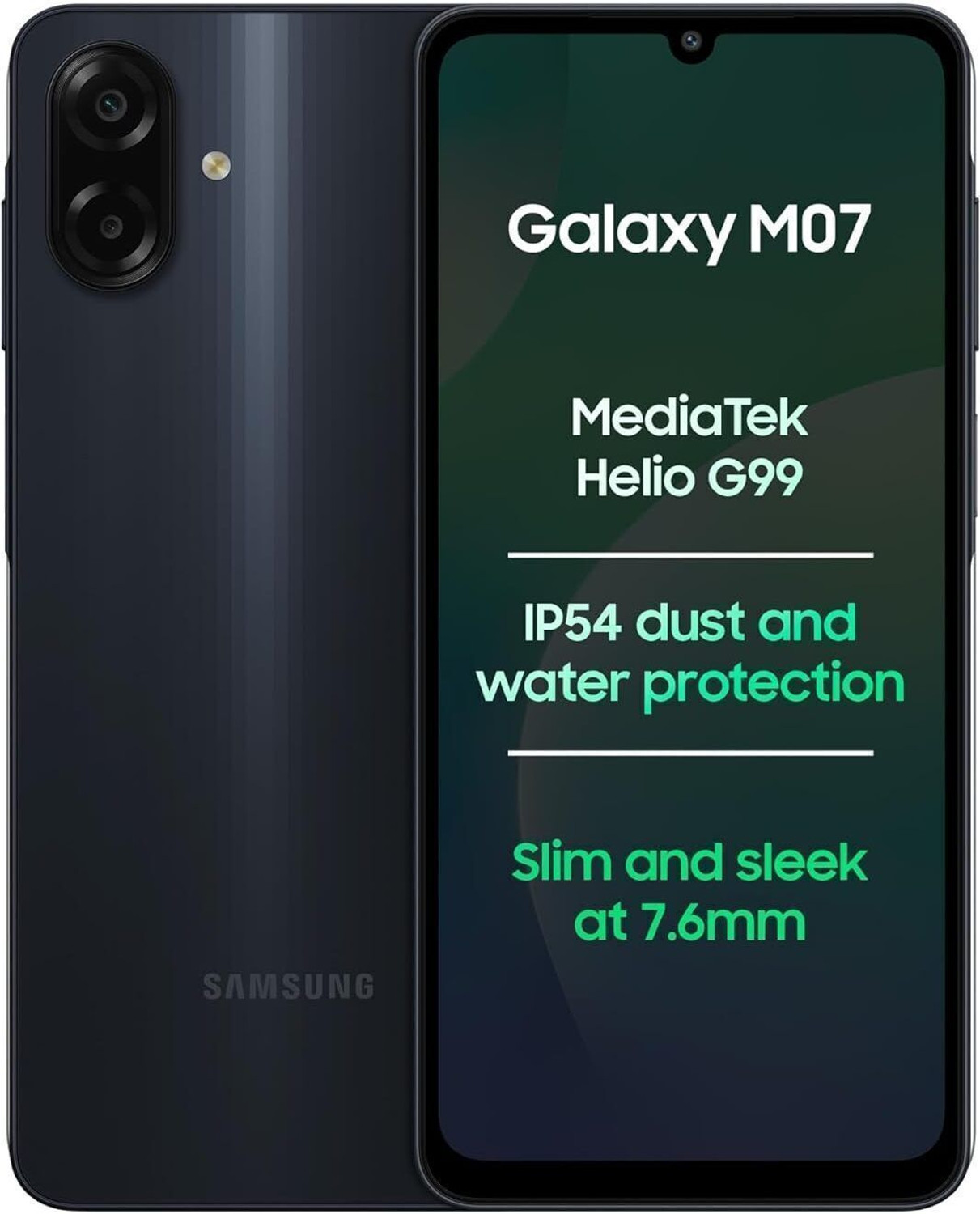 Samsung Galaxy M07 (Black, 64 Gb) 1