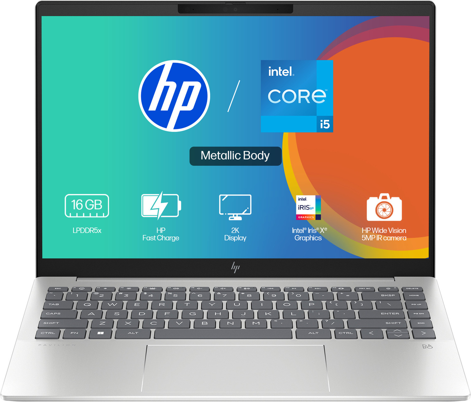 Hp Pavilion Plus Metal Body Intel Core I5 13Th Gen 1335U - (16 Gb/512 Gb Ssd/Windows 11 Home) 14-Ew0107Tu Thin And Light Laptop 7
