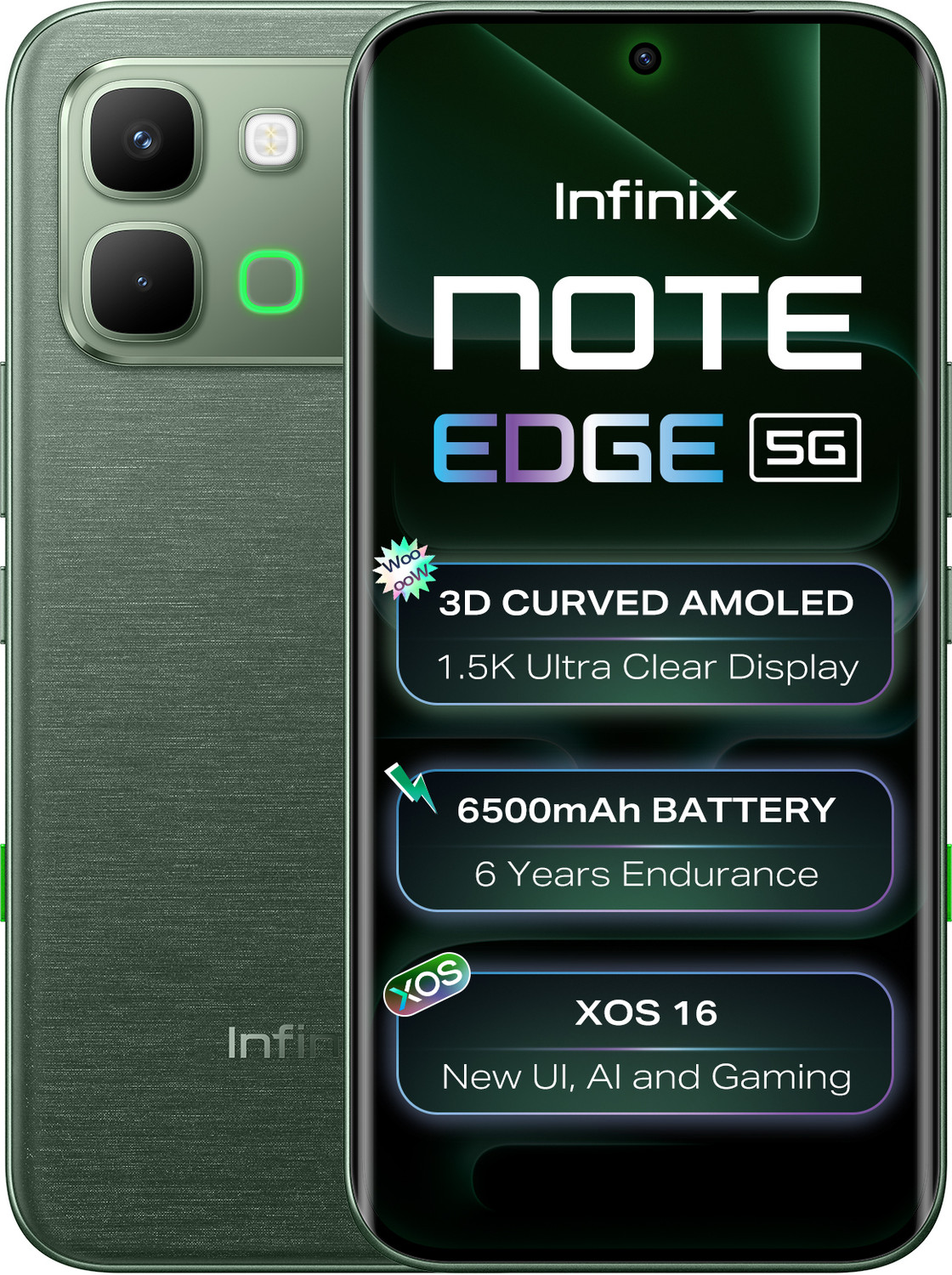 Infinix Note Edge (Silk Green, 128 Gb) 3