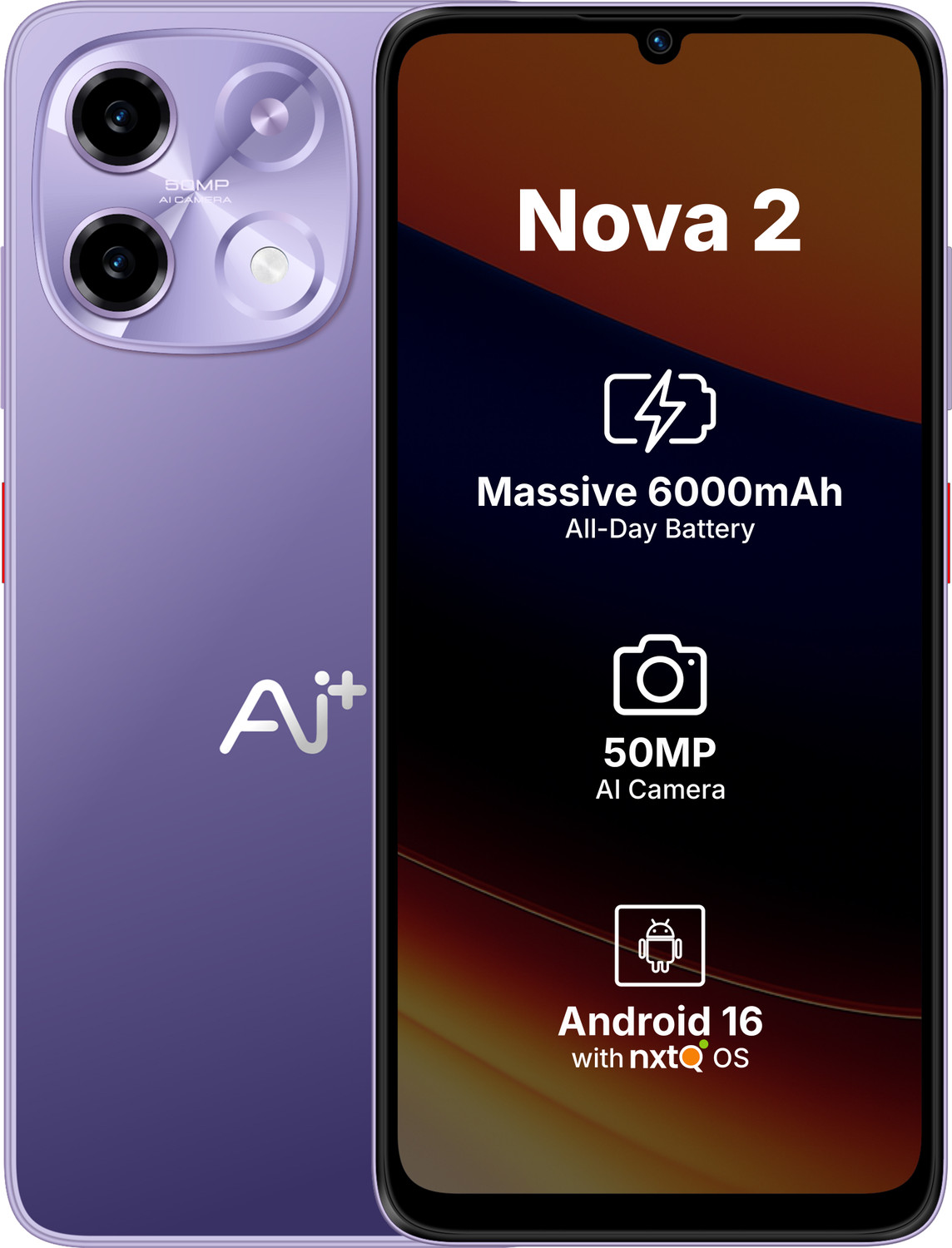 Ai+ Nova 2 5G (Purple, 64 Gb) 1