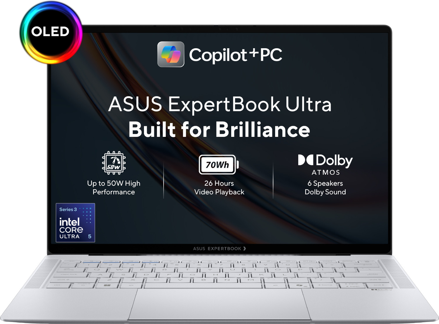 Asus Expertbook Ultra Copilot+ Pc Intel Core Ultra 5 Series 3 325H - (16 Gb/512 Gb Ssd/Windows 11 Home) B9406Caa-Tg1334Ws Thin And Light Laptop 1