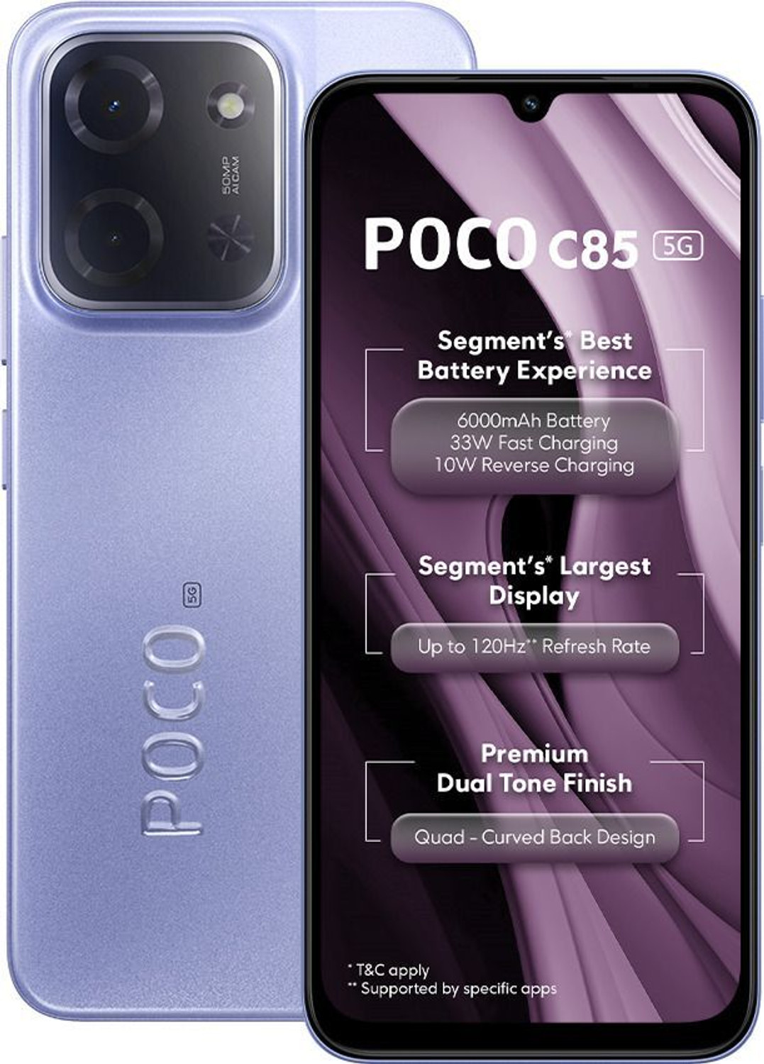 Poco C85 5G (Mystic Purple, 128 Gb) 1