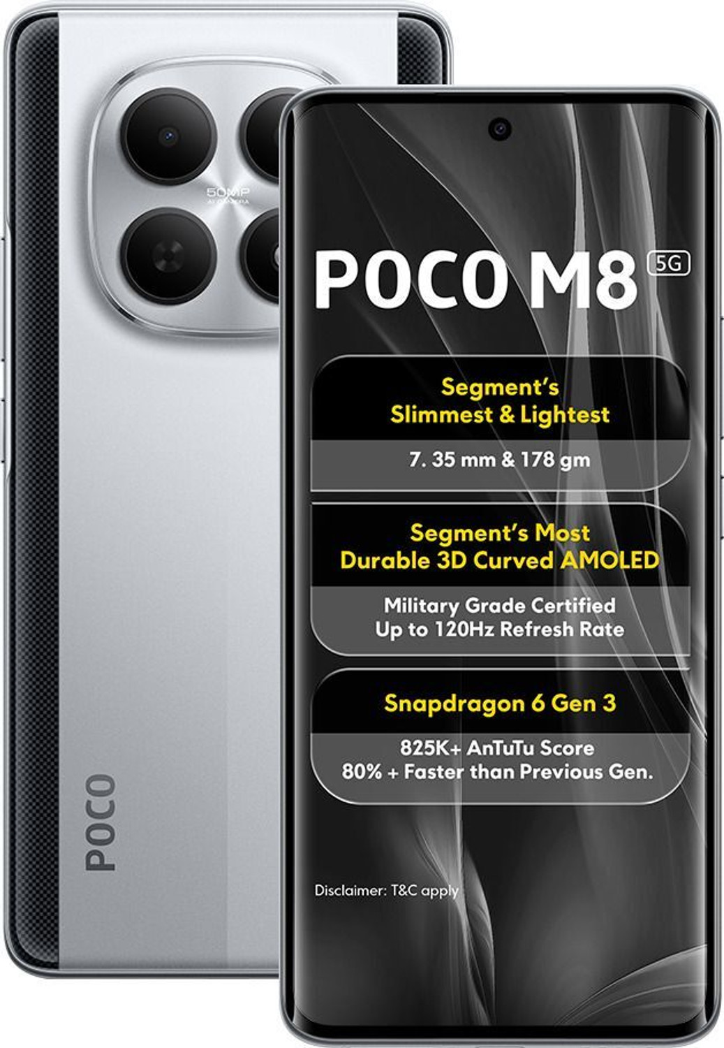 Poco M8 (Frost Silver, 128 Gb) 1