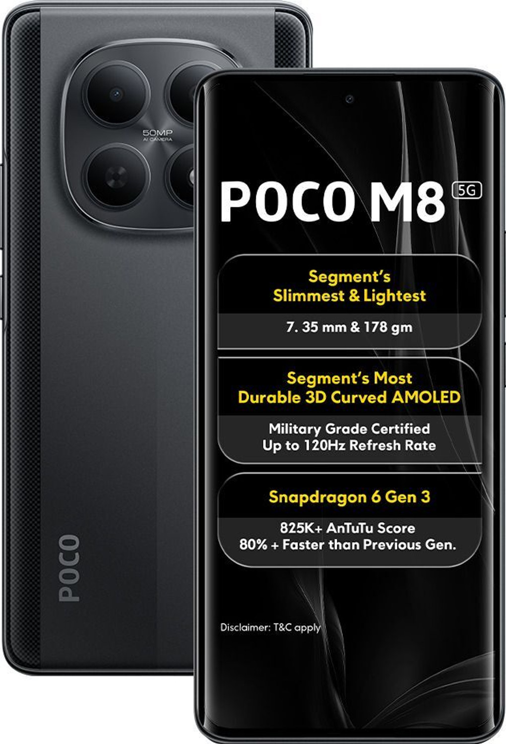 Poco M8 (Carbon Black, 128 Gb) 1