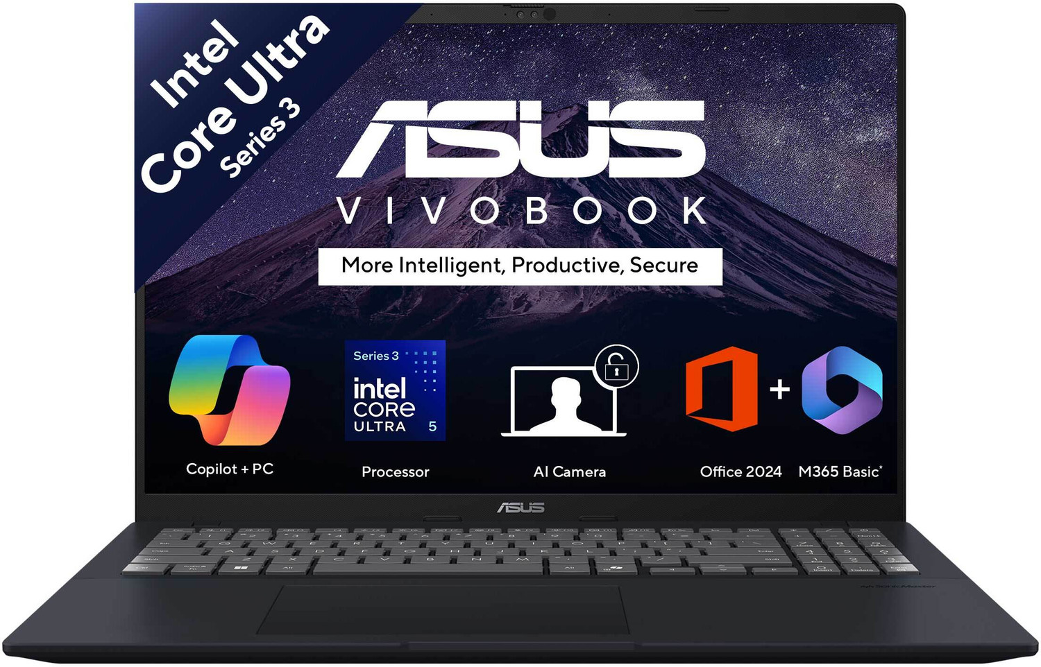 Asus Vivobook 16 Intel Core Ultra 5 Series 3 325 - (16 Gb/512 Gb Ssd/Windows 11 Home) X1607Aa-Mb037Ws Thin And Light Laptop 1