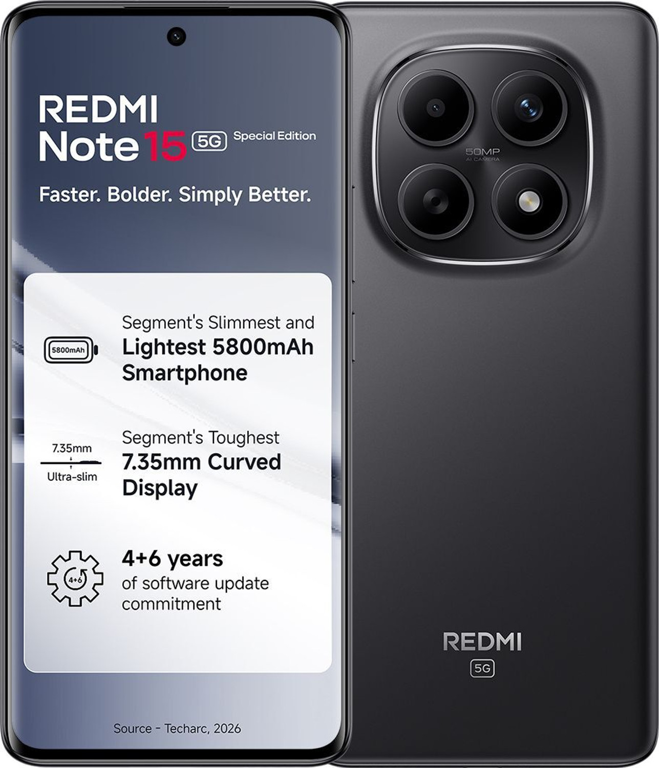 Redmi Note 15 Se 5G Snapdragon (Carbon Black, 128 Gb) 1