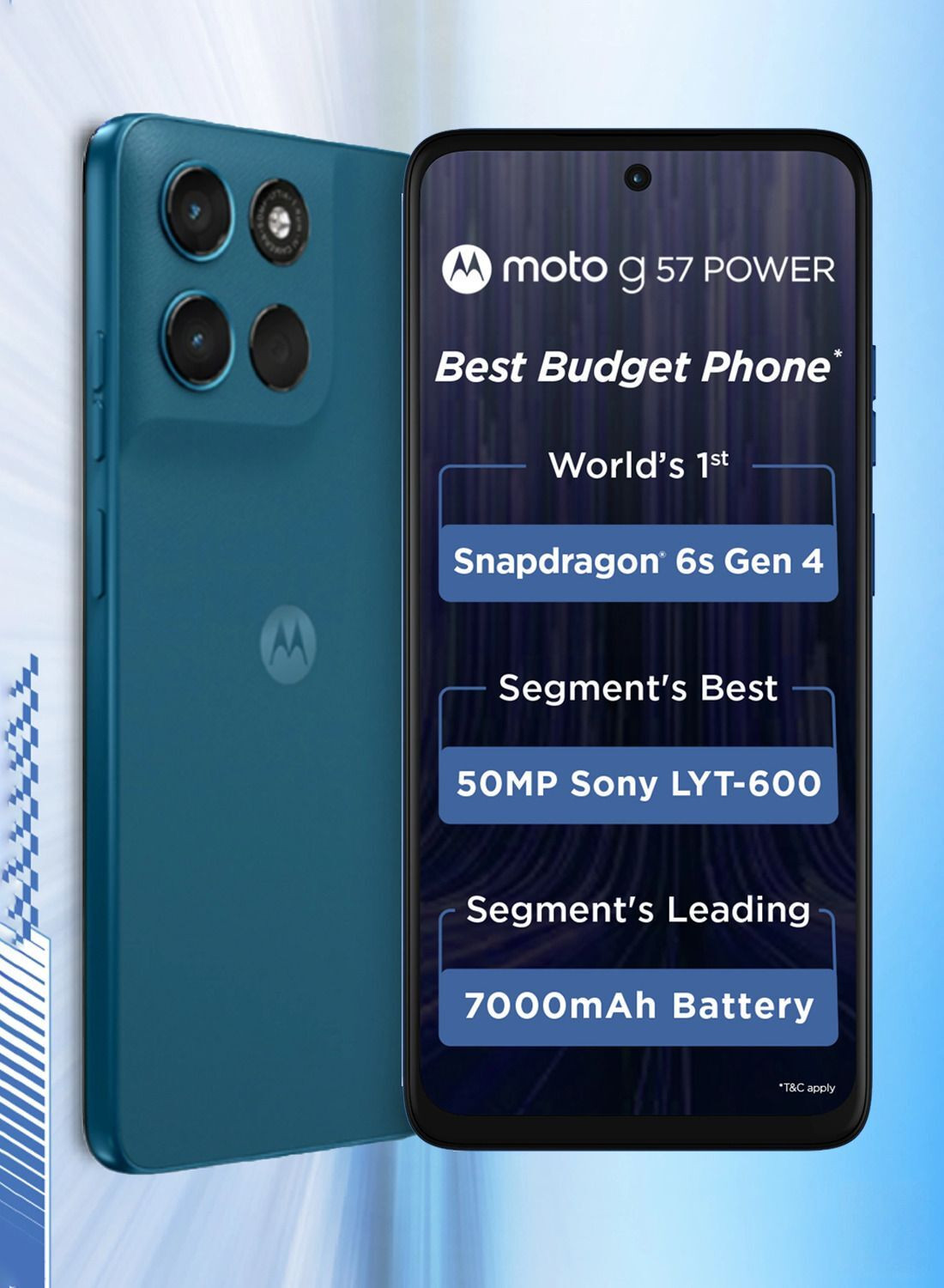 Motorola G57 Power 5G Snapdragon (Pantone Corsair, 128 Gb) 1