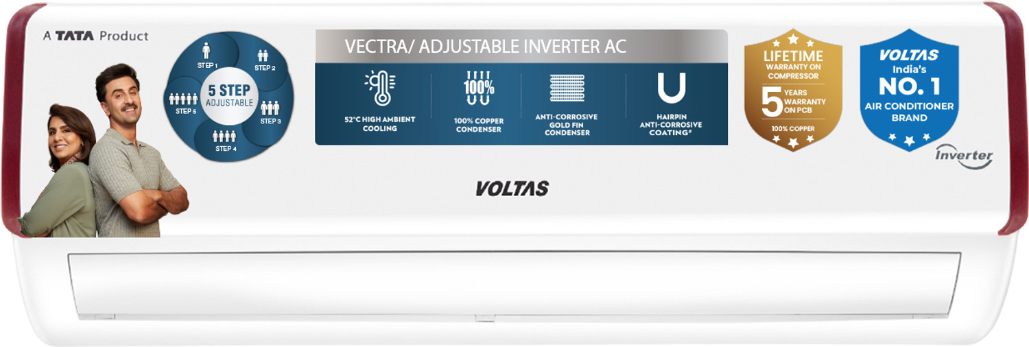 Voltas 2026 Model 1.5 Ton 5 Star Split Inverter Ac 1