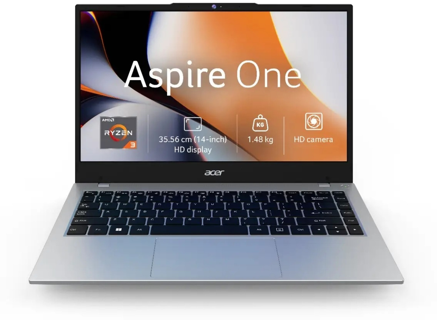 Acer One 14 Amd Ryzen 3 Quad Core 7320U - (8 Gb/256 Gb Ssd/Windows 11 Home) A114-43 Thin And Light Laptop 1