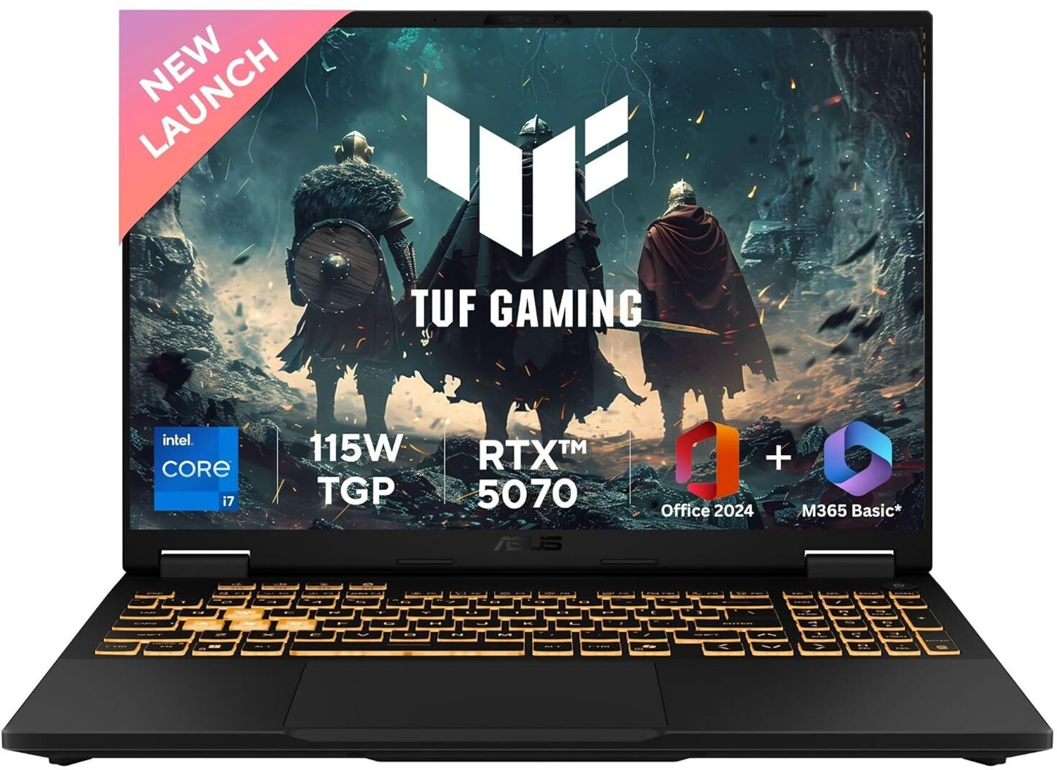 Asus Tuf Gaming F16 (2025) With Office 2024 + M365 Basic* Intel Core I7 14Th Gen 14650Hx - (16 Gb/1 Tb Ssd/Windows 11 Home/8 Gb Graphics/Intel Graphics Nvidia Geforce Rtx 5050/165 Ghz) Fx608Jhr-Rv135Ws Gaming Laptop 41