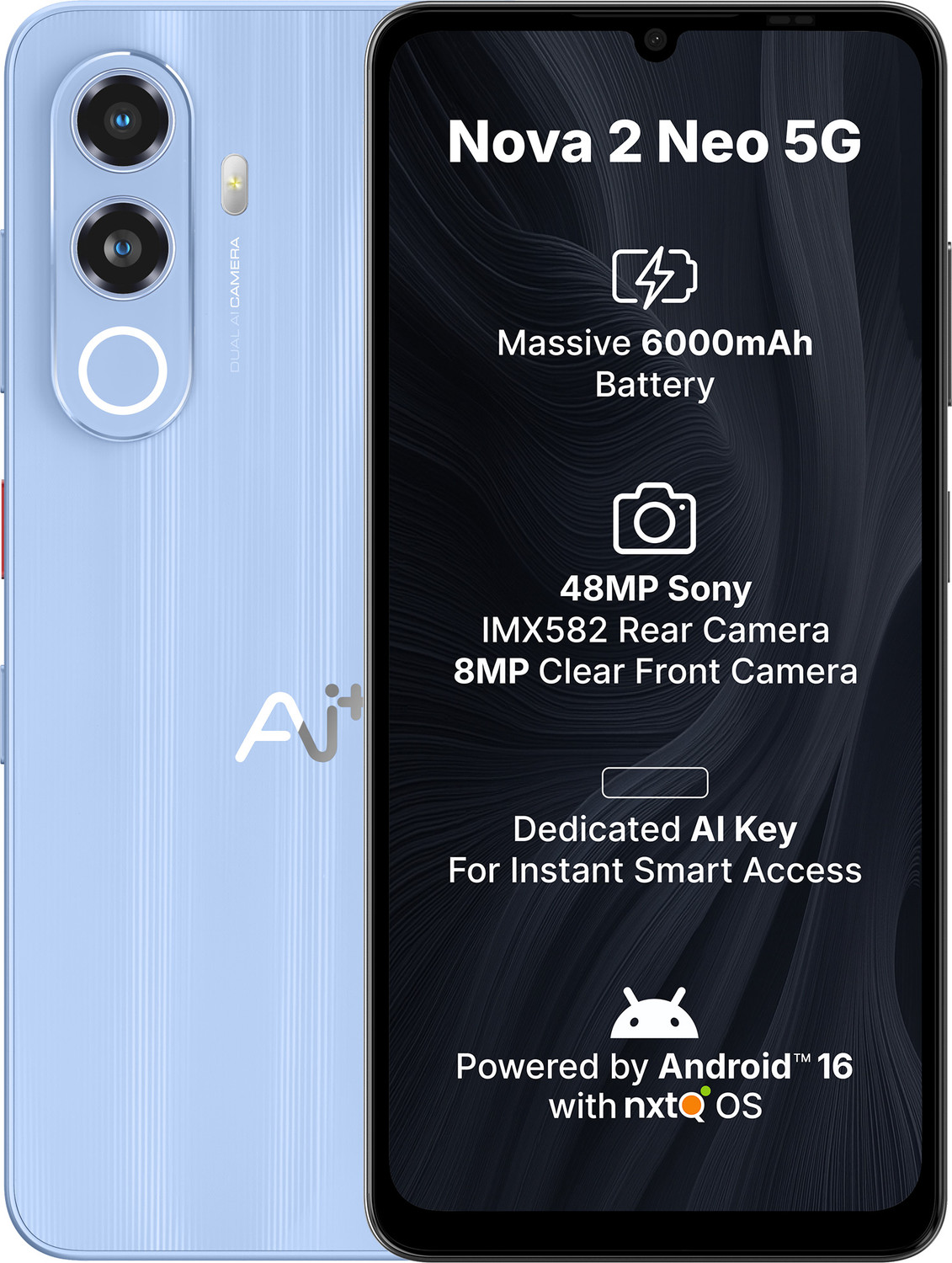 Ai+ Nova 2 Neo 5G (Blue, 128 Gb) 3