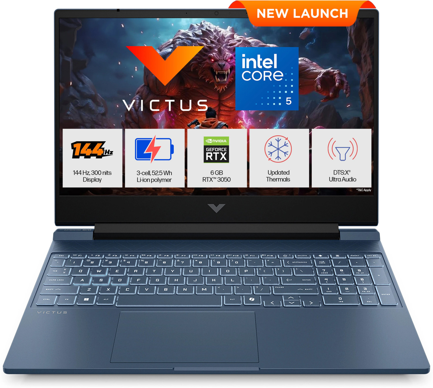 Hp Victus (I5 14Th Gen) Intel Core 5 210 H - (24 Gb/512 Gb Ssd/Windows 11 Home/6 Gb Graphics/Nvidia Geforce Rtx 3050) 15-Fa2556Tx Gaming Laptop 11