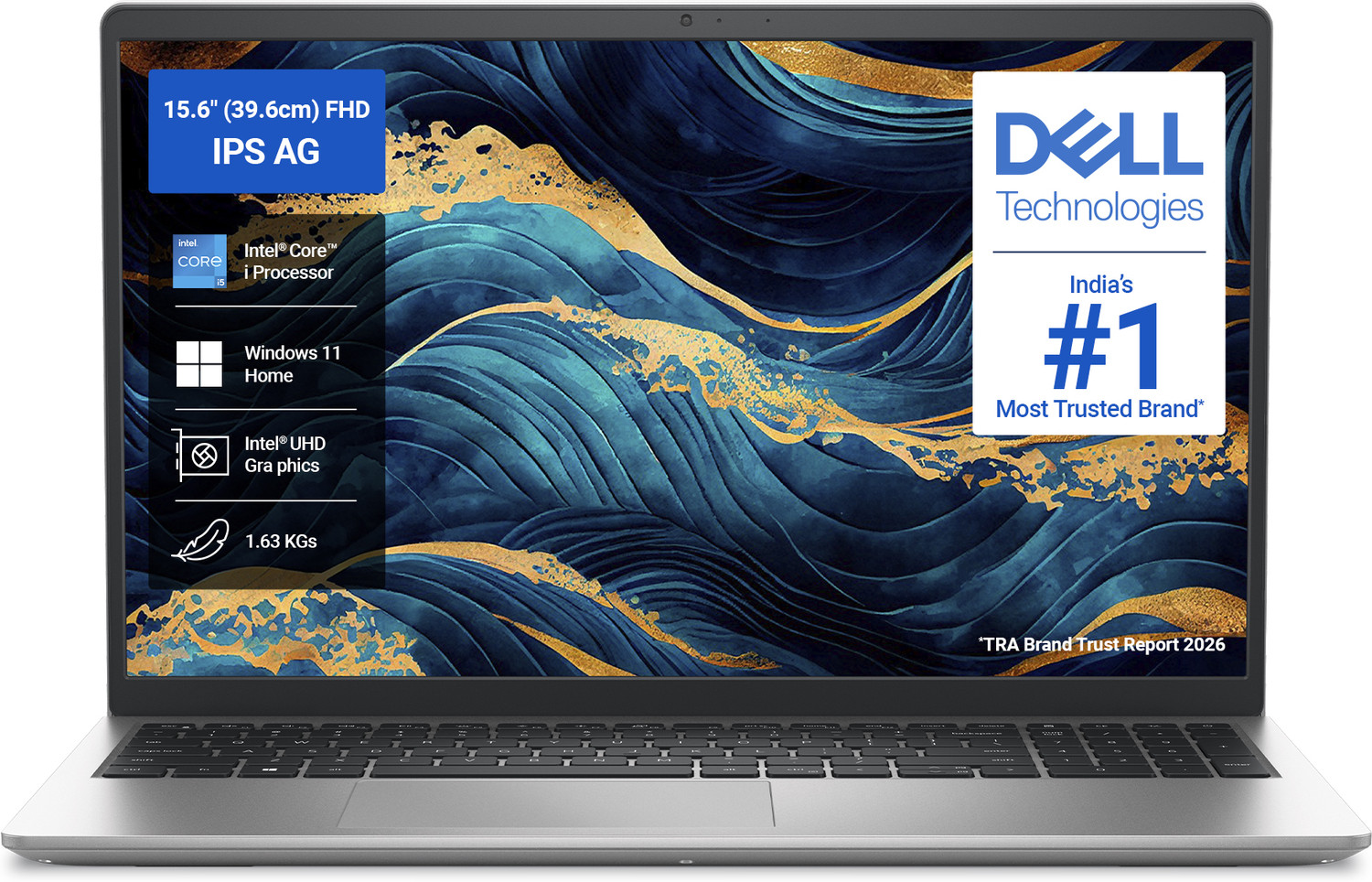 Dell 15 (Previously Inspiron) Intel Core I5 13Th Gen 1334U - (16 Gb/512 Gb Ssd/Windows 11 Home) Dc15250 / Db15250 Thin And Light Laptop 1