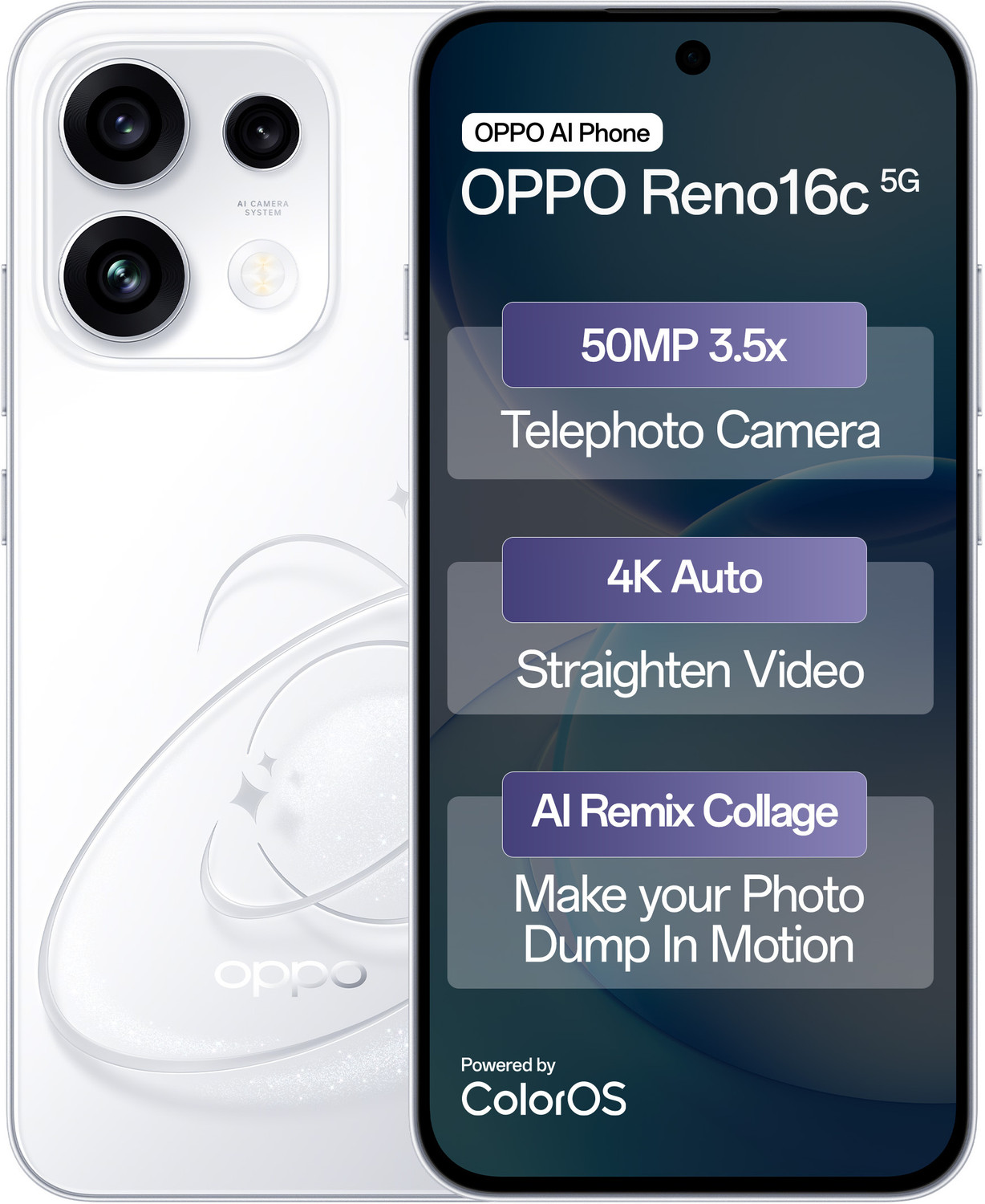 Oppo Reno16C 5G (Starry White, 128 Gb) 1
