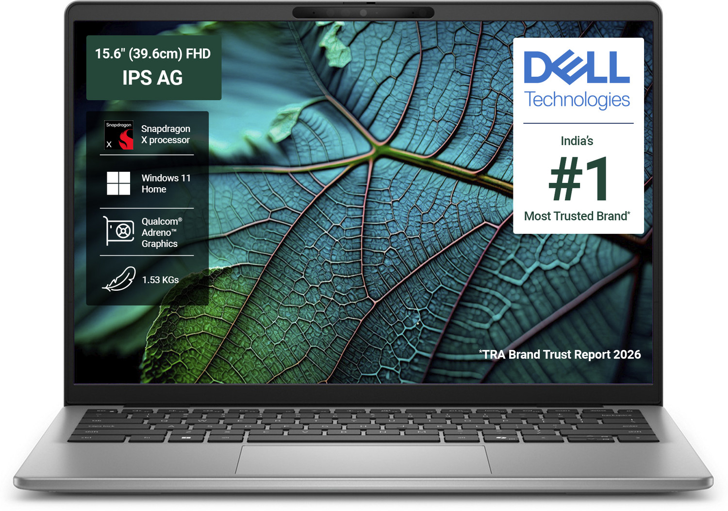 Dell 14 Microsoft Office Home 2024 Snapdragon X - (16 Gb/512 Gb Ssd/Windows 11 Home) Inspiron 5441 Thin And Light Laptop 1