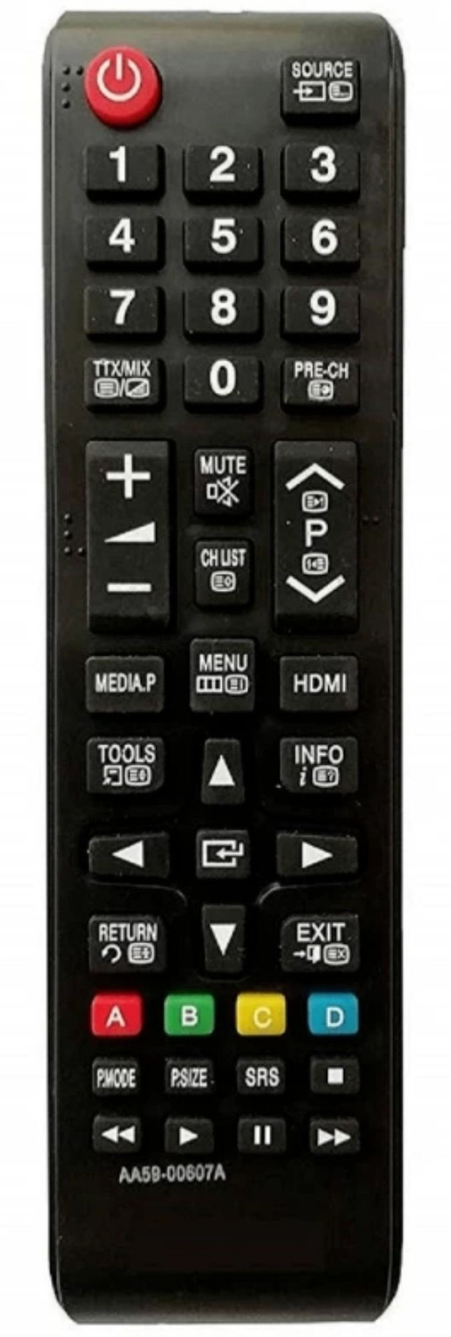 Topmarque Samsung Remote Compatible For All Samsung Led / Lcd Tv (Please Match Your Old Remote)Samsung Led Aa59-00607A-723 All Samsung Led / Lcd Tv Remote Controller 25