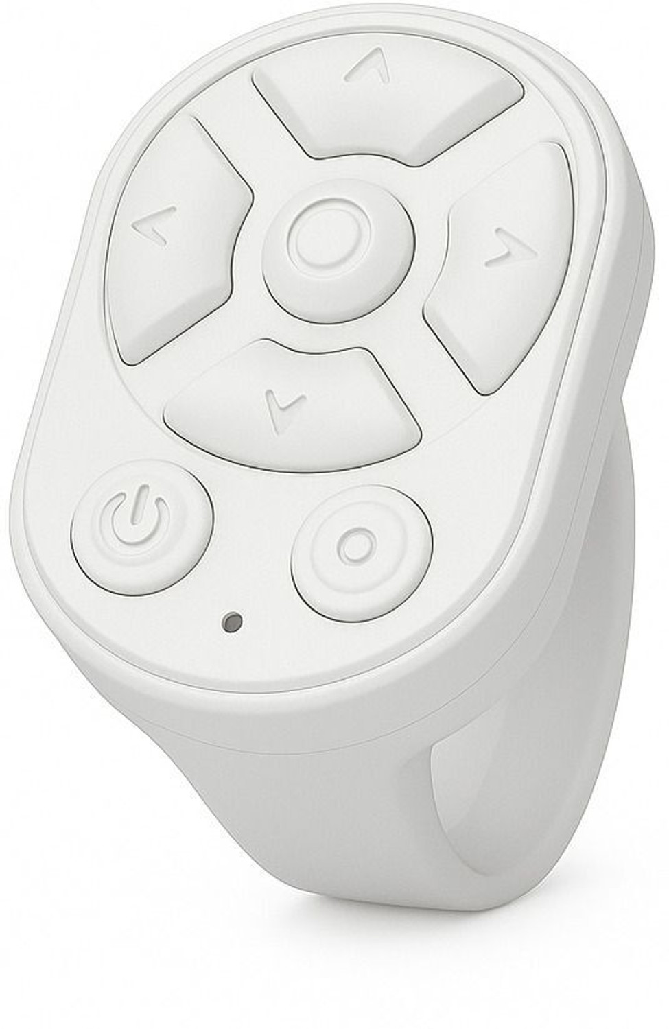 Mzed Premium Multi-Functional Bluetooth Finger Ring Remote Control (White) Samsung, Apple, Realme, Oneplus Remote Controller 3