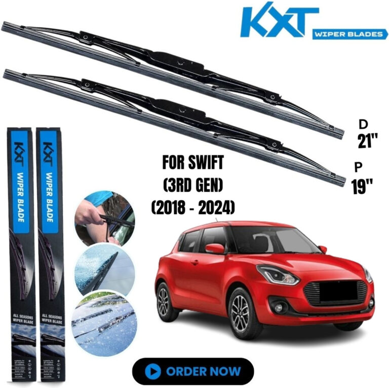 Kxt Flat Metal Wiper Blades Windshield Wiper 3