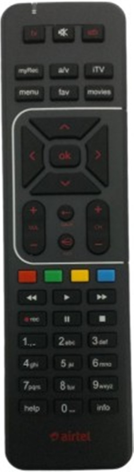 Airtel Digital Tv Recording Original Airtel Remote Controller 1