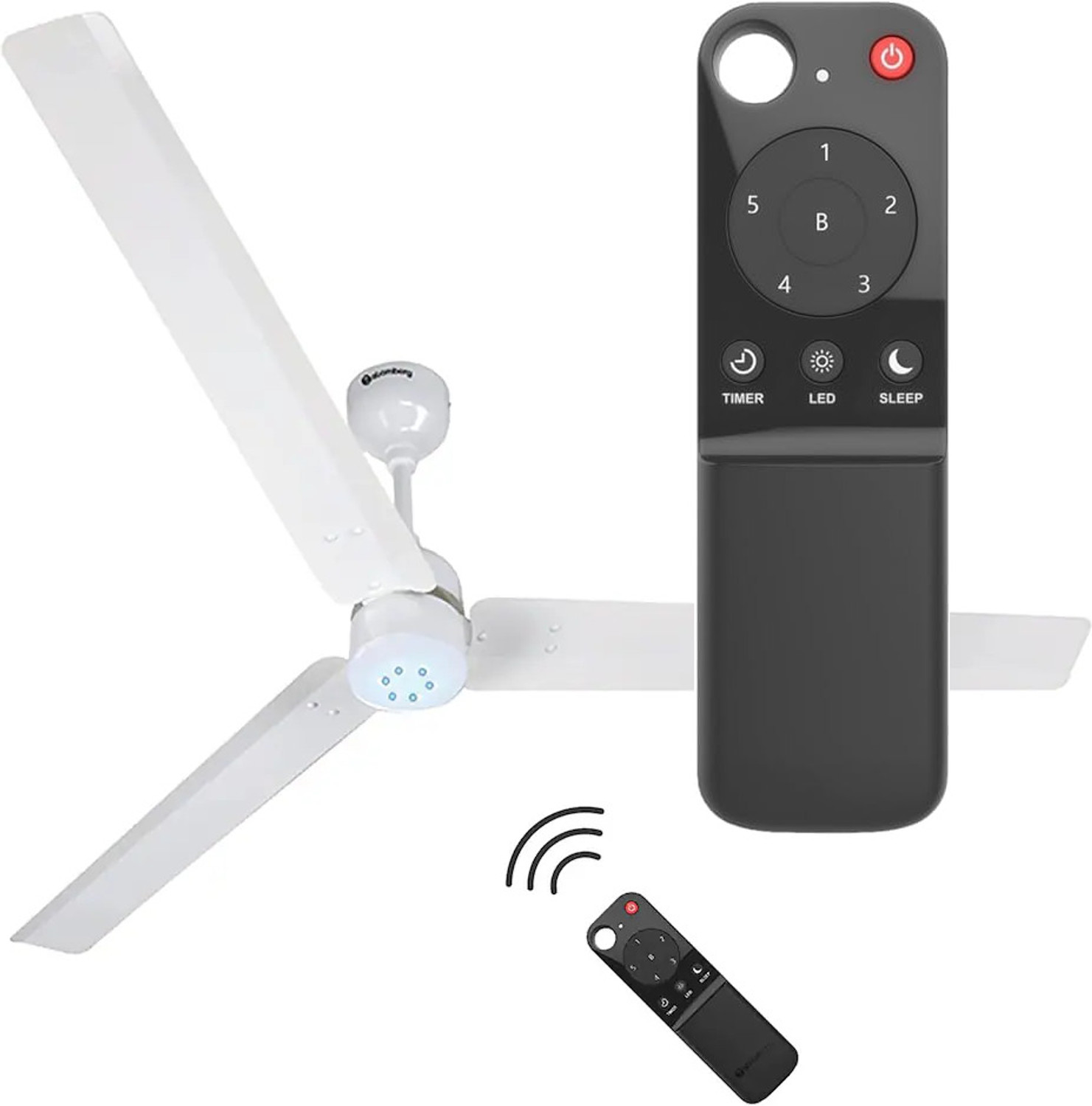 Zieva Na Remote Compatible With 1200Mm Bldc Ceiling Fan (Fan Not Included) Atomberg Remote Controller 1
