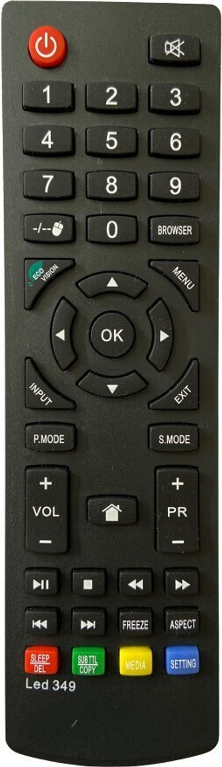 Shieldguard Remote Control 171 Compatible For Ko Dak Led Tv Remote Controller 5