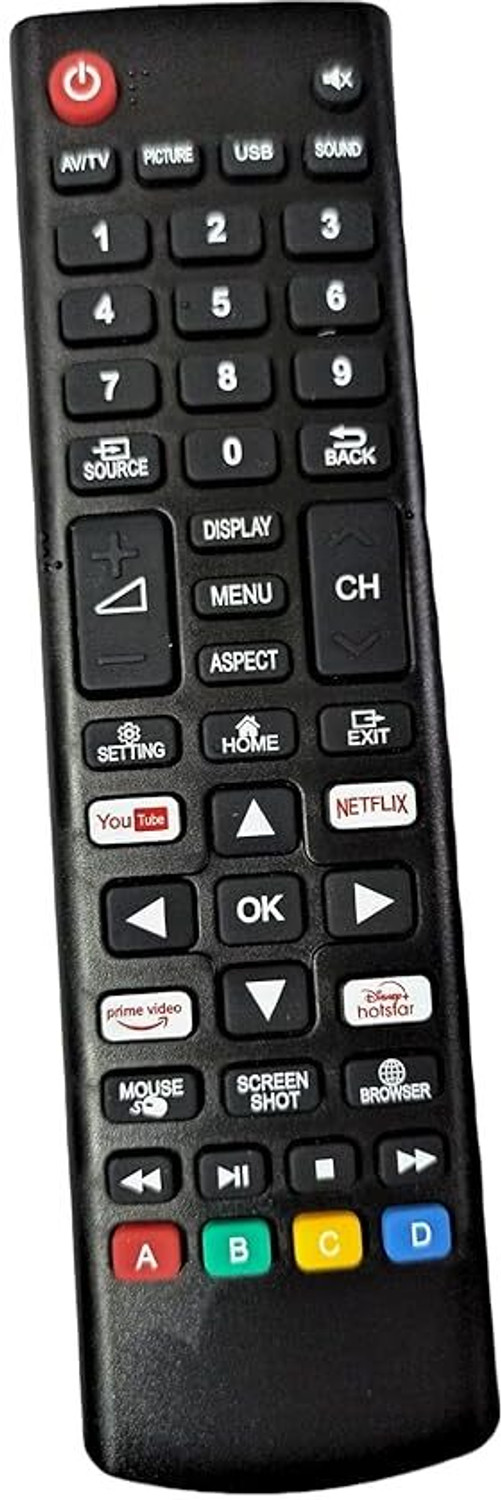 Rohit Electronics Remote Control Compatible For Crown Smart Lcd/Led Tv (Exactly Same Remote Will Only Work) Remote Controller 3