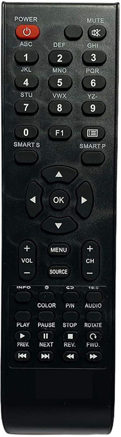 Hdf Remote Control Compatible For Vu Lcd/Led Tv. Rca06 F1 - Vu Remote Controller 3