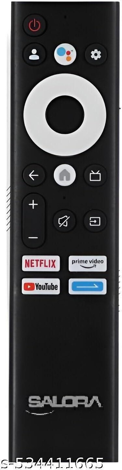 Santytech Remote Control Compatible Suitable For Salora Led Tv (Without Voice) Remote Controller 1