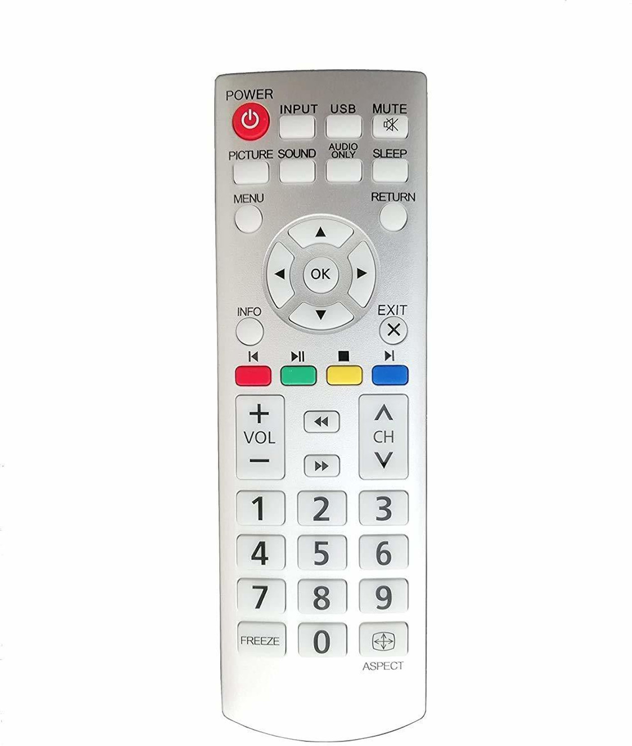 Shieldguard Remote Control No. 24, Compatible For Led/Lcd Tv Sanyo Remote Controller 1