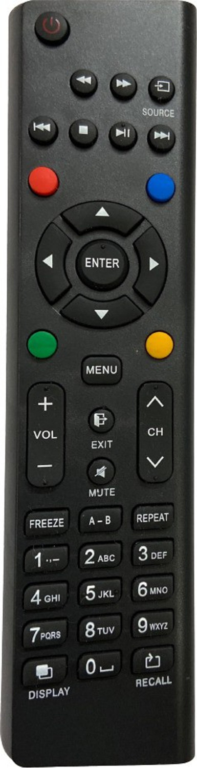 Shieldguard Remote Control No. 256, Compatible For Led Tv Reconnect Remote Controller 37