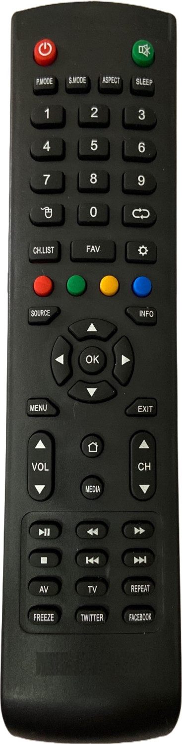 Shieldguard Remote Control No. 404 Compatible For Led Tv Llyod Remote Controller 25