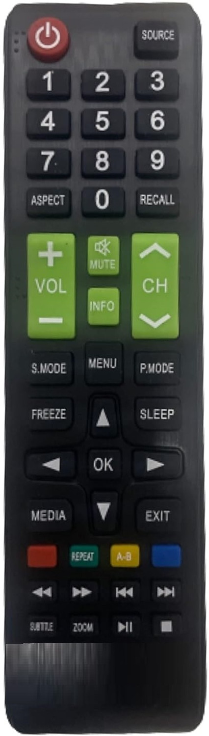 Tizoq Remote Control No.led 007 Compatible For Wybor Led Lcd Smart Tv Remote Controller 31