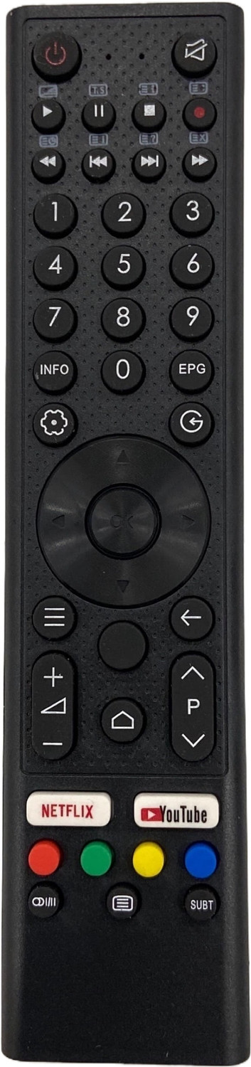 Shieldguard Remote Control With Youtube Function Compatible For Led Tv Micromax Remote Controller 3