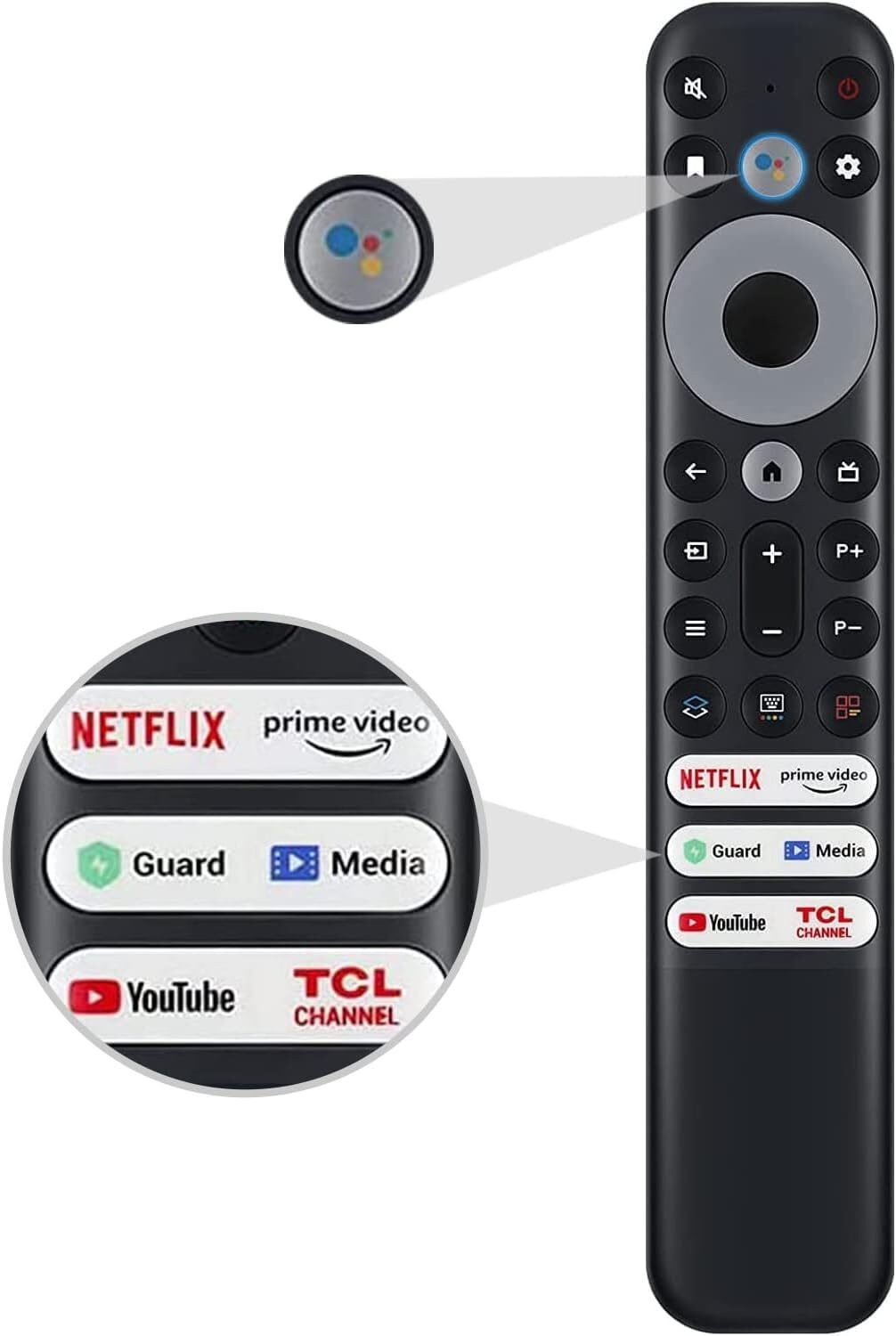 Vcony Remote Control (Without Voice Function) For, Tcl &Amp; Iffalcon Smart Led Tv. Tcl Remote Controller 43