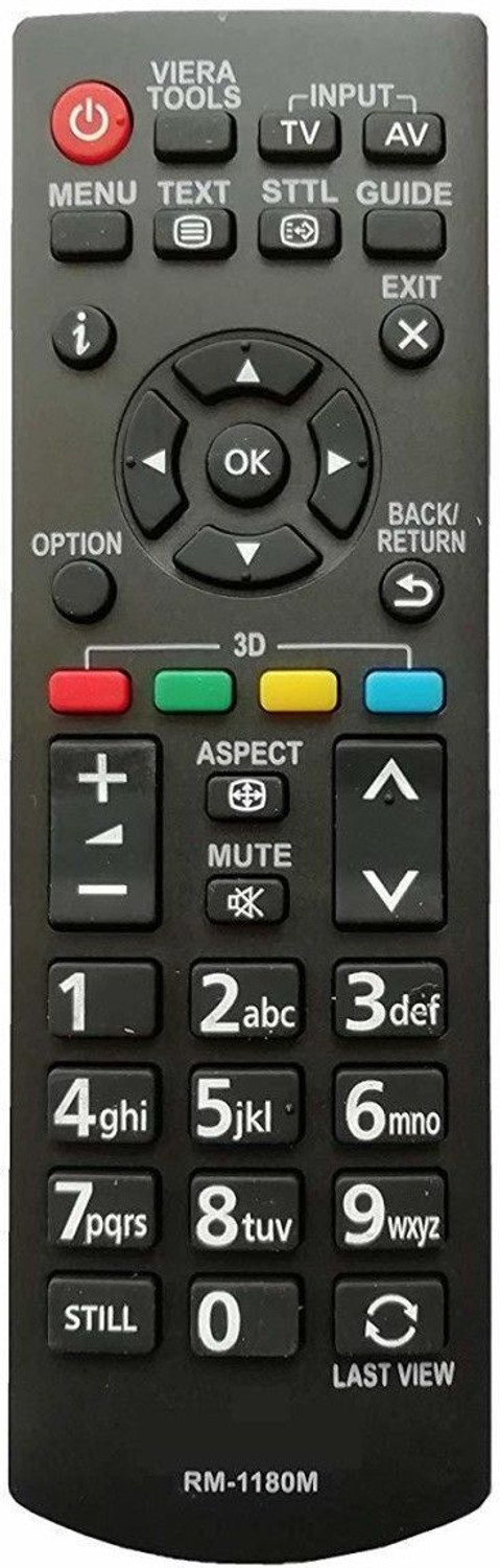 Og M372 Remote Rm-1180 Compatible With Panasonic Led Lc Tv Remote Controller 1