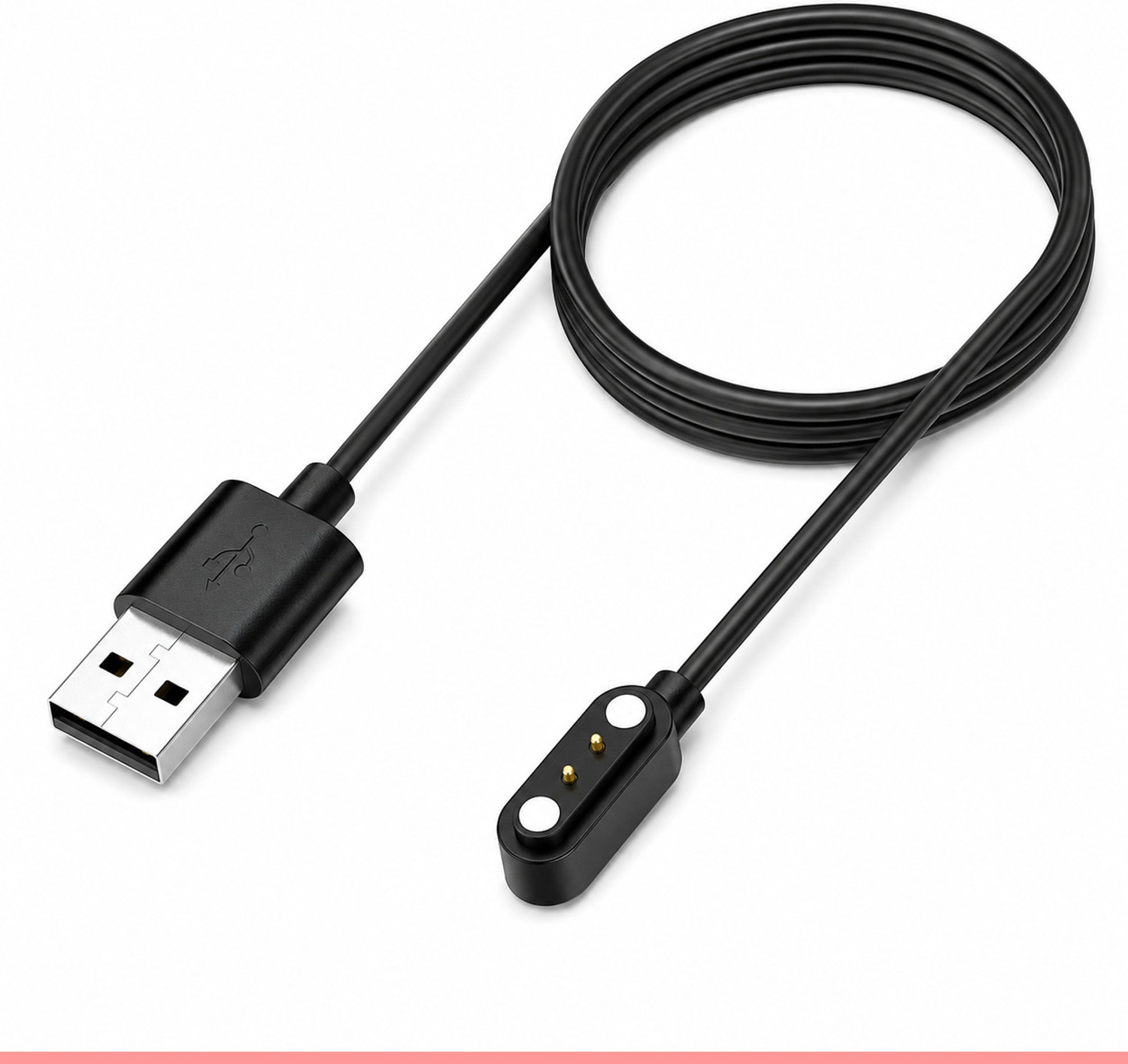 Ezigo Magnetic Charging Cable 0.5 M Smart Watch Magnetic Charging Cable-Blk__H183 1
