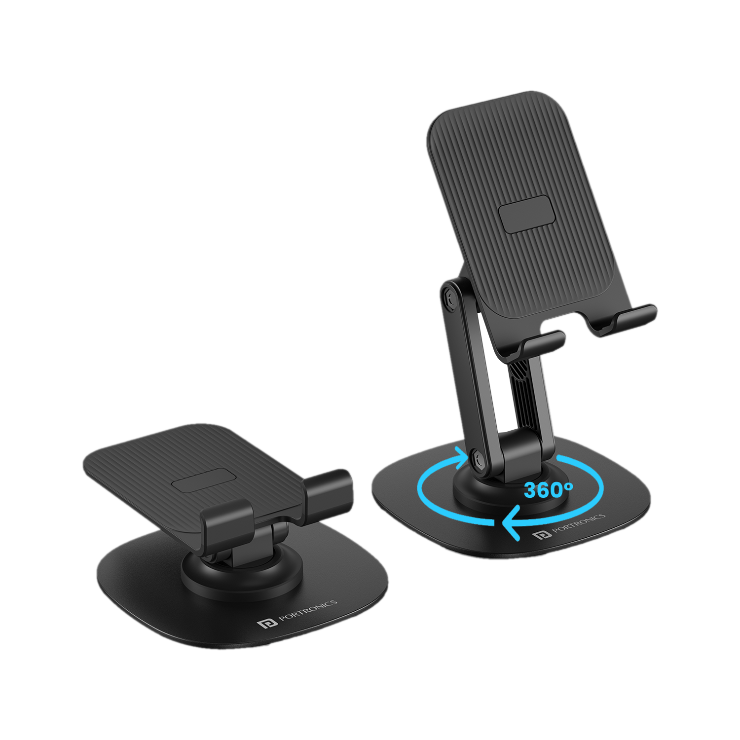 Portronics Mobot Iii 360° Degree Universal Mobile Stand Foldable Adjustable Mobile Holder 1