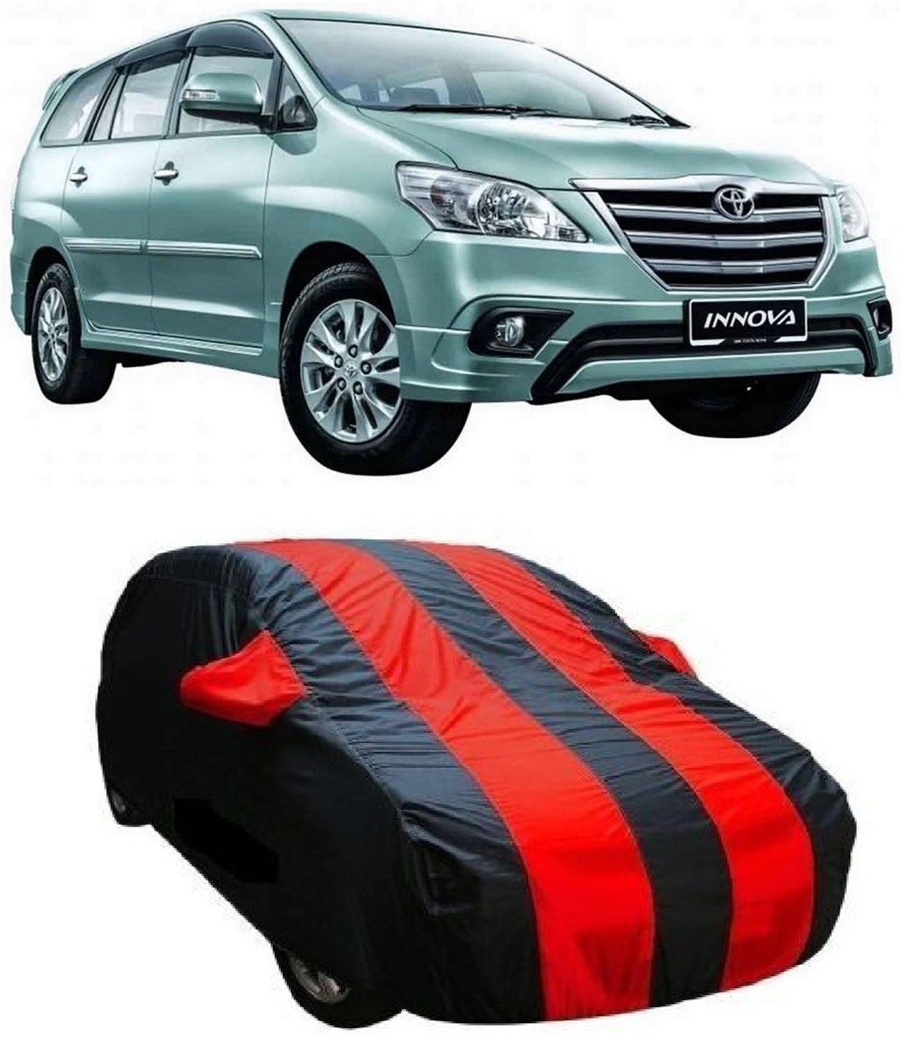 Javatech Car Cover For Toyota Innova (With Mirror Pockets) 3