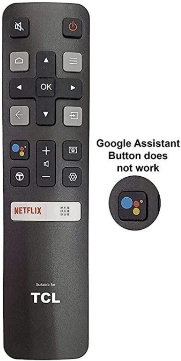 Tansukh Non-Bluetooth Remote With Netflix Hotkey Tcl Led Remote Tc-L Universal Remote For Smart Hd Tv Without Voice Function Tcl, Iffalcon Led Remote Controller 1