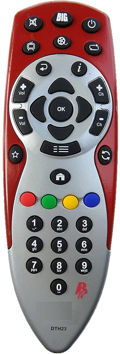 Lipiworld Dth23 Compatible For Reliance Big Tv Remote Controller 3