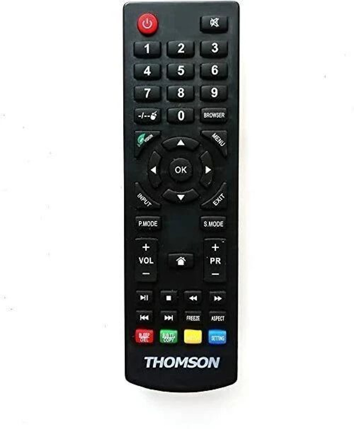 Gezok Thomson Tv Remote Thomson Led Tv Compatible Remote Thomson, Original Seller Tbtindia, No Gaurantee For Others Remote Controller 1
