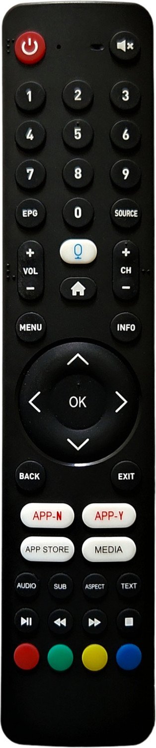 Ernil Tv Remote Compatible For Led Shf3291 (Non-Voice) Intex Android Smart Led Tv (Your Old Remote Must Be Exactly Same) Remote Controller 39